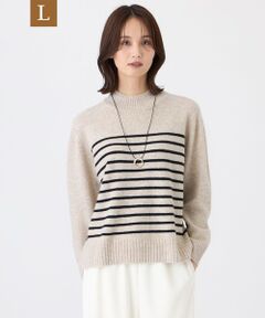 TRANS WORK (大きいサイズ) / トランスワーク (オオキイサイズ) その他トップス | 【L】【ウォッシャブル】エアリーウールニットプルオーバー