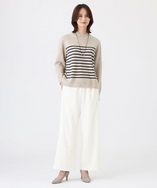 TRANS WORK (大きいサイズ) / トランスワーク (オオキイサイズ) その他トップス | 【L】【ウォッシャブル】エアリーウールニットプルオーバー | 詳細2