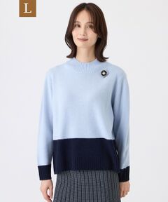 TRANS WORK (大きいサイズ) / トランスワーク (オオキイサイズ) その他トップス | 【L】【ウォッシャブル】エアリーウールニットプルオーバー