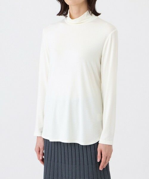 TRANS WORK (大きいサイズ) / トランスワーク (オオキイサイズ) その他トップス | 【L】【ウォッシャブル・吸湿発熱】サクラウォームベア天カットソー | 詳細4