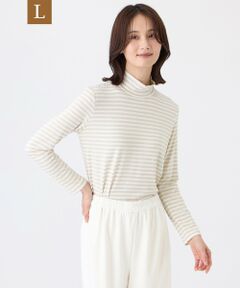 TRANS WORK (大きいサイズ) / トランスワーク (オオキイサイズ) その他トップス | 【L】【ウォッシャブル・吸湿発熱】サクラウォームベア天カットソー