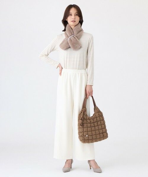 TRANS WORK (大きいサイズ) / トランスワーク (オオキイサイズ) その他トップス | 【L】【ウォッシャブル・吸湿発熱】サクラウォームベア天カットソー | 詳細2