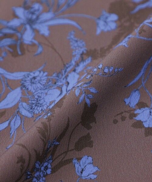 TRANS WORK (大きいサイズ) / トランスワーク (オオキイサイズ) ロング・マキシ丈スカート | 【L】【ウォッシャブル】エッチングフラワープリントスカート | 詳細8