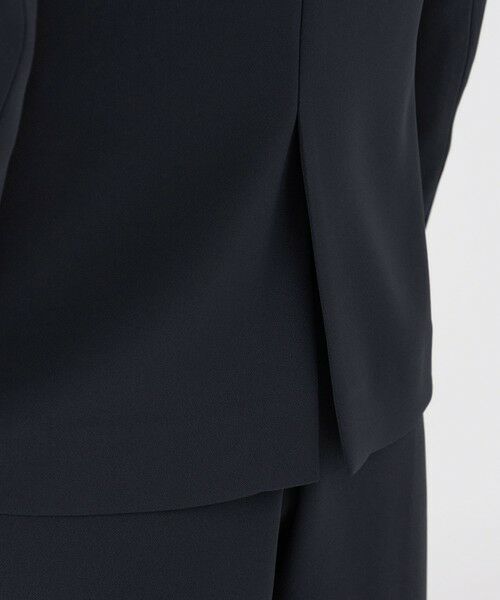 TRANS WORK (大きいサイズ) / トランスワーク (オオキイサイズ) テーラードジャケット | 【L】【美シリーズ・セットアップ対応・ウォッシャブル】バックサテンジョーゼットジャケット | 詳細11