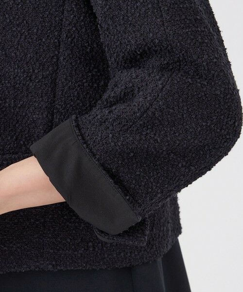 TRANS WORK (大きいサイズ) / トランスワーク (オオキイサイズ) テーラードジャケット | 【L】【ウォッシャブル】ミックスツィードジャケット | 詳細8