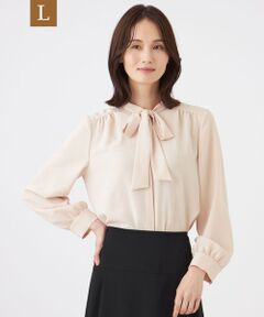 TRANS WORK (大きいサイズ) / トランスワーク (オオキイサイズ) その他トップス | 【L】【ウォッシャブル・UV・防しわ】ストレッチジョーゼットブラウス