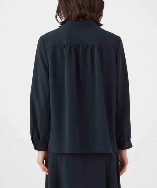 TRANS WORK (大きいサイズ) / トランスワーク (オオキイサイズ) その他トップス | 【L】【ウォッシャブル・UV・防しわ】ストレッチジョーゼットブラウス | 詳細7