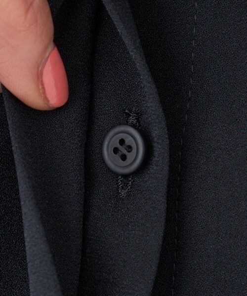 TRANS WORK (大きいサイズ) / トランスワーク (オオキイサイズ) その他トップス | 【L】【ウォッシャブル・UV・防しわ】ストレッチジョーゼットブラウス | 詳細9