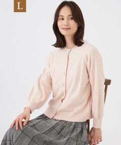 TRANS WORK (大きいサイズ) / トランスワーク (オオキイサイズ) その他トップス | 【L】【ウォッシャブル】SPANGLE KNITカーディガン