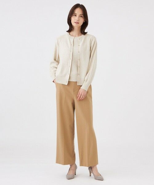 TRANS WORK (大きいサイズ) / トランスワーク (オオキイサイズ) その他トップス | 【L】【ウォッシャブル】SPANGLE KNITカーディガン | 詳細1