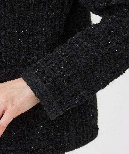 TRANS WORK (大きいサイズ) / トランスワーク (オオキイサイズ) その他トップス | 【L】【ウォッシャブル】Fancy Tweedニットカーディガン | 詳細6
