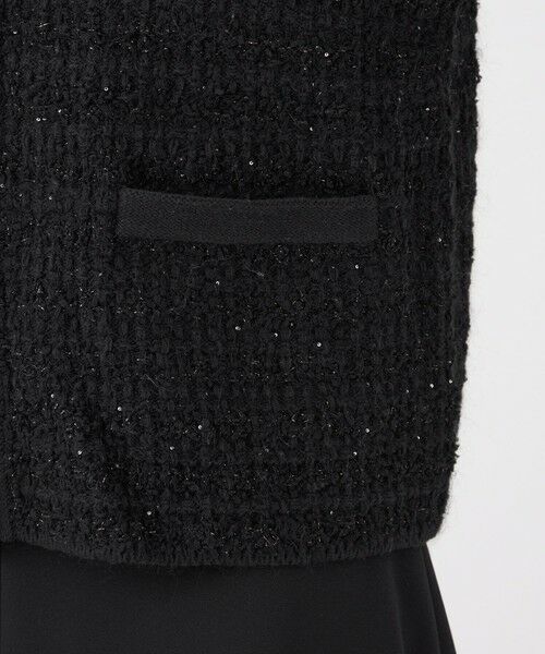 TRANS WORK (大きいサイズ) / トランスワーク (オオキイサイズ) その他トップス | 【L】【ウォッシャブル】Fancy Tweedニットカーディガン | 詳細7