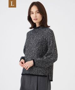 TRANS WORK (大きいサイズ) / トランスワーク (オオキイサイズ) その他トップス | 【L】スパングルファンシーヤーンプルオーバー