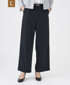 TRANS WORK (大きいサイズ) / トランスワーク (オオキイサイズ) その他パンツ | 【L】【美シリーズ・セットアップ対応・ウォッシャブル】バックサテンジョーゼットパンツ