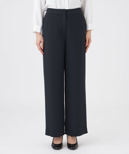 TRANS WORK (大きいサイズ) / トランスワーク (オオキイサイズ) その他パンツ | 【L】【美シリーズ・セットアップ対応・ウォッシャブル】バックサテンジョーゼットパンツ | 詳細8