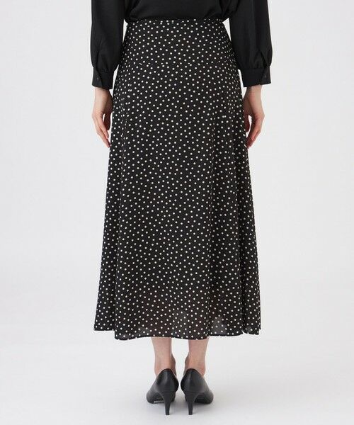 TRANS WORK (大きいサイズ) / トランスワーク (オオキイサイズ) ロング・マキシ丈スカート | 【L】【ウォッシャブル】ノルディスドットスカート | 詳細4