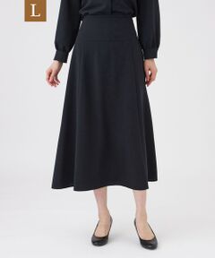 TRANS WORK (大きいサイズ) / トランスワーク (オオキイサイズ) ロング・マキシ丈スカート | 【L】【ウォッシャブル・UV・防しわ】ストレッチジョーゼットスカート