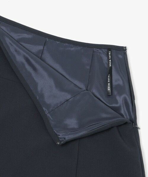 TRANS WORK (大きいサイズ) / トランスワーク (オオキイサイズ) ロング・マキシ丈スカート | 【L】【ウォッシャブル・UV・防しわ】ストレッチジョーゼットスカート | 詳細6