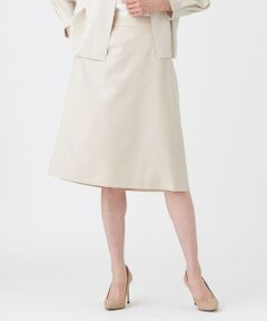 TRANS WORK (大きいサイズ) / トランスワーク (オオキイサイズ) ロング・マキシ丈スカート | 【L】【美シリーズ・セットアップ対応・ウォッシャブル】オックスストレッチスカート