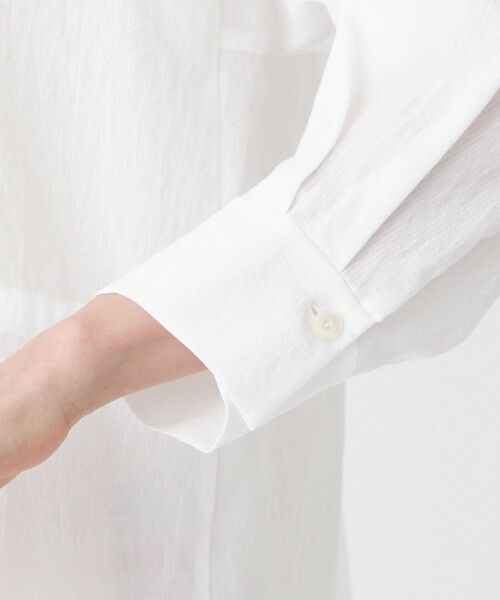 TRANS WORK (大きいサイズ) / トランスワーク (オオキイサイズ) その他トップス | 【L】【接触冷感・ウォッシャブル】スラブクレープブラウス | 詳細8