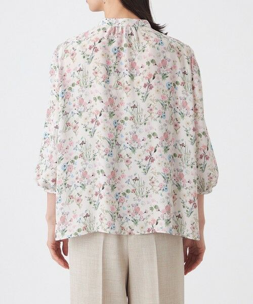 TRANS WORK (大きいサイズ) / トランスワーク (オオキイサイズ) その他トップス | 【L】【ウォッシャブル】ルーセントフラワーブラウス | 詳細5