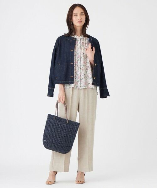 TRANS WORK (大きいサイズ) / トランスワーク (オオキイサイズ) その他トップス | 【L】【ウォッシャブル】ルーセントフラワーブラウス | 詳細2