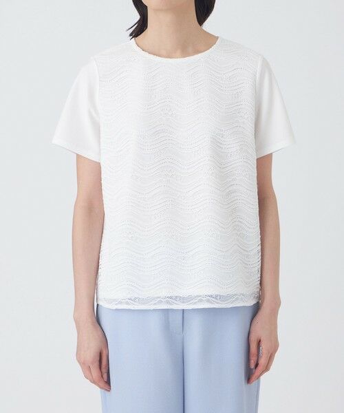 TRANS WORK (大きいサイズ) / トランスワーク (オオキイサイズ) その他トップス | 【L】【ウォッシャブル】ジョーゼットジャージカットソー | 詳細2