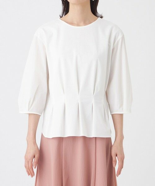 TRANS WORK (大きいサイズ) / トランスワーク (オオキイサイズ) その他トップス | 【L】【吸水速乾・抗菌防臭・ウォッシャブル】コンパクトポンチカットソー | 詳細4