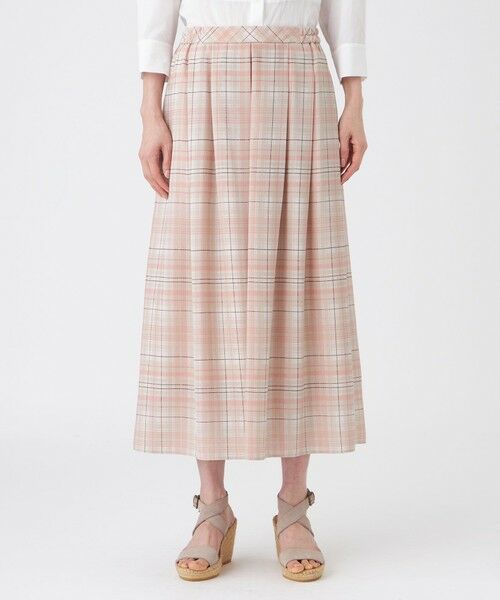 TRANS WORK (大きいサイズ) / トランスワーク (オオキイサイズ) その他パンツ | 【L】【ウォッシャブル】シアーチェックプリントパンツ | 詳細4