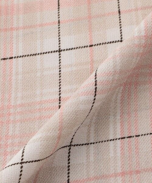 TRANS WORK (大きいサイズ) / トランスワーク (オオキイサイズ) その他パンツ | 【L】【ウォッシャブル】シアーチェックプリントパンツ | 詳細9