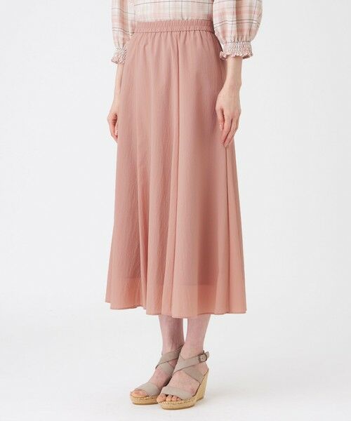 TRANS WORK (大きいサイズ) / トランスワーク (オオキイサイズ) ロング・マキシ丈スカート | 【L】【はっ水・UV・ウォッシャブル】エアリーナイロンスカート | 詳細7