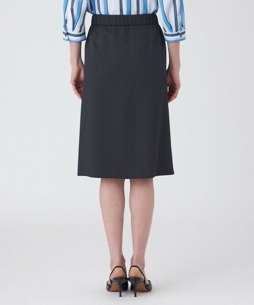 TRANS WORK (大きいサイズ) / トランスワーク (オオキイサイズ) ロング・マキシ丈スカート | 【L】【UV対策・着用しわ軽減・ウォッシャブル】エアリーコードレーンスカート | 詳細6