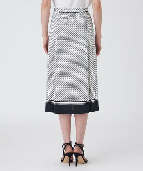 TRANS WORK (大きいサイズ) / トランスワーク (オオキイサイズ) ロング・マキシ丈スカート | 【L】【ウォッシャブル】ツイストラティスプリントスカート | 詳細7
