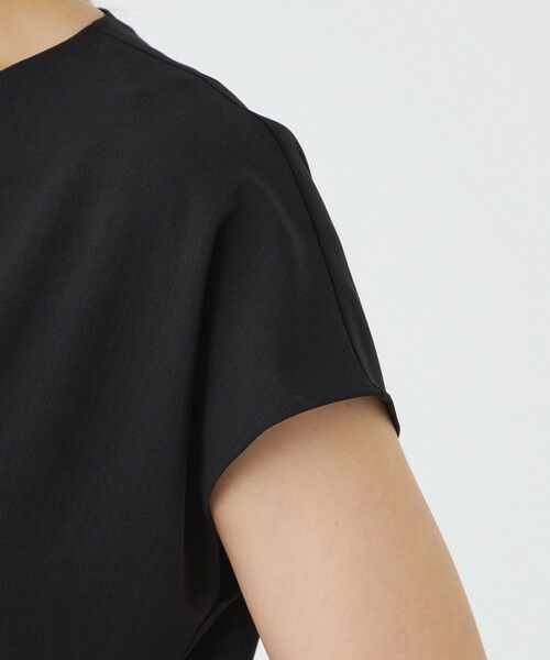 TRANS WORK (大きいサイズ) / トランスワーク (オオキイサイズ) ロング・マキシ丈ワンピース | 【L】【ウォッシャブル】クロッシュケミカルレースコンビワンピース | 詳細8