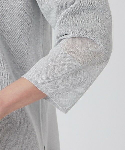 TRANS WORK (大きいサイズ) / トランスワーク (オオキイサイズ) その他トップス | 【L】【ウォッシャブル】シャイニーシアーニットカーディガン | 詳細7