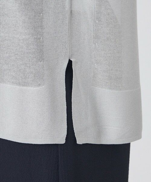 TRANS WORK (大きいサイズ) / トランスワーク (オオキイサイズ) その他トップス | 【L】【ウォッシャブル】シャイニーシアーニットカーディガン | 詳細8