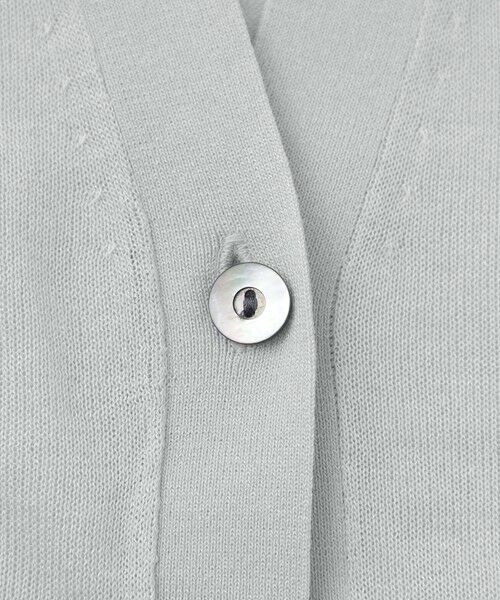 TRANS WORK (大きいサイズ) / トランスワーク (オオキイサイズ) その他トップス | 【L】【ウォッシャブル】シャイニーシアーニットカーディガン | 詳細9