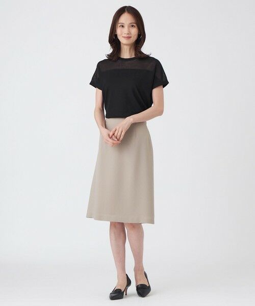 TRANS WORK (大きいサイズ) / トランスワーク (オオキイサイズ) その他トップス | 【L】【ウォッシャブル】シャイニーシアーニットプルオーバー | 詳細3