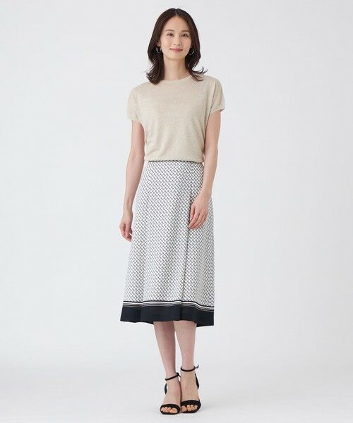 TRANS WORK (大きいサイズ) / トランスワーク (オオキイサイズ) その他トップス | 【L】【ウォッシャブル】シャイニーシアーニットプルオーバー | 詳細4