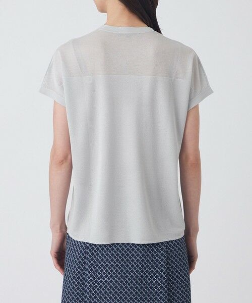 TRANS WORK (大きいサイズ) / トランスワーク (オオキイサイズ) その他トップス | 【L】【ウォッシャブル】シャイニーシアーニットプルオーバー | 詳細8