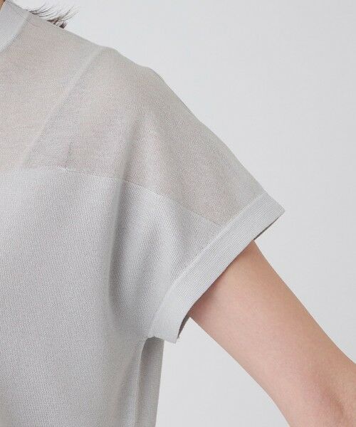 TRANS WORK (大きいサイズ) / トランスワーク (オオキイサイズ) その他トップス | 【L】【ウォッシャブル】シャイニーシアーニットプルオーバー | 詳細9