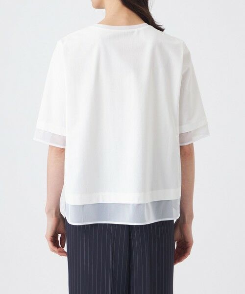 TRANS WORK (大きいサイズ) / トランスワーク (オオキイサイズ) その他トップス | 【L】【ウォッシャブル】ジョーゼットジャージカットソー | 詳細6