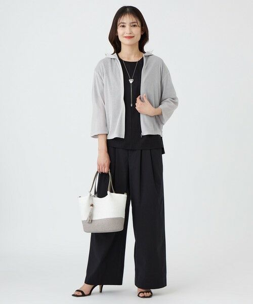 TRANS WORK (大きいサイズ) / トランスワーク (オオキイサイズ) その他トップス | 【L】【ウォッシャブル・接触冷感・抗菌防臭・防しわ(着用じわ)】リバーフライスパーカー | 詳細2