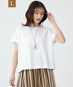 TRANS WORK (大きいサイズ) / トランスワーク (オオキイサイズ) その他トップス | 【L】【ウォッシャブル】コットンスムースカットソー