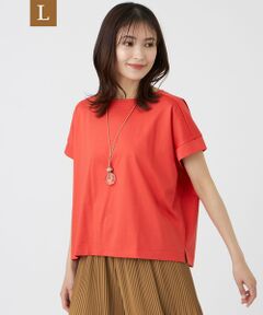 TRANS WORK (大きいサイズ) / トランスワーク (オオキイサイズ) その他トップス | 【L】【ウォッシャブル】コットンスムースカットソー