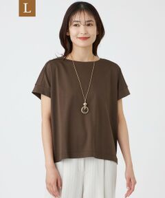 TRANS WORK (大きいサイズ) / トランスワーク (オオキイサイズ) その他トップス | 【L】【ウォッシャブル】コットンスムースカットソー