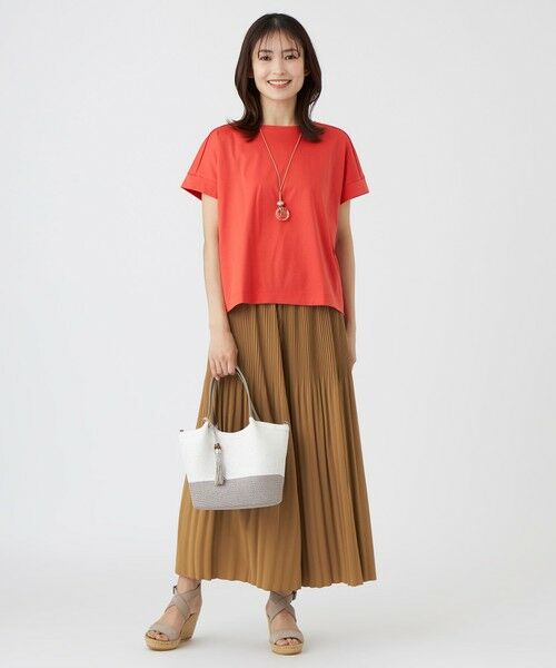 TRANS WORK (大きいサイズ) / トランスワーク (オオキイサイズ) その他トップス | 【L】【ウォッシャブル】コットンスムースカットソー | 詳細3