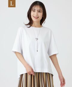 TRANS WORK (大きいサイズ) / トランスワーク (オオキイサイズ) その他トップス | 【L】【ウォッシャブル】コットンスムースカットソー