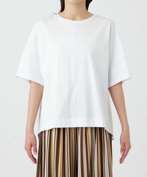 TRANS WORK (大きいサイズ) / トランスワーク (オオキイサイズ) その他トップス | 【L】【ウォッシャブル】コットンスムースカットソー | 詳細5