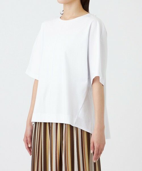 TRANS WORK (大きいサイズ) / トランスワーク (オオキイサイズ) その他トップス | 【L】【ウォッシャブル】コットンスムースカットソー | 詳細6